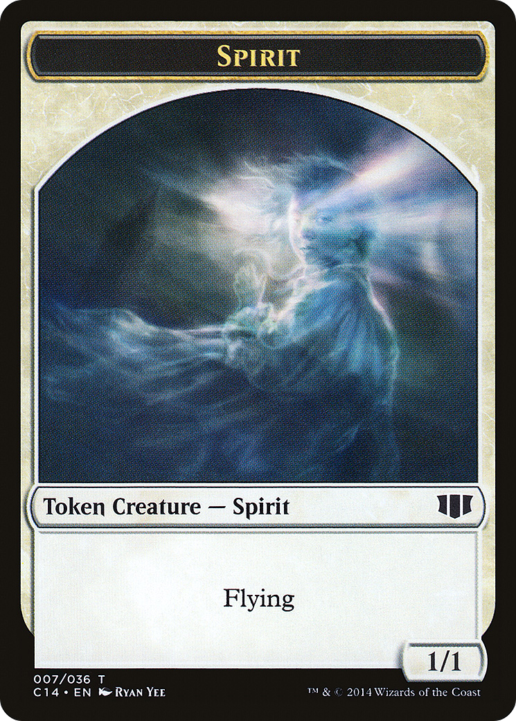 Spirit (TC14-007) [Tokens] Commander 2014 Tokens MTG Single Wizards of the Coast