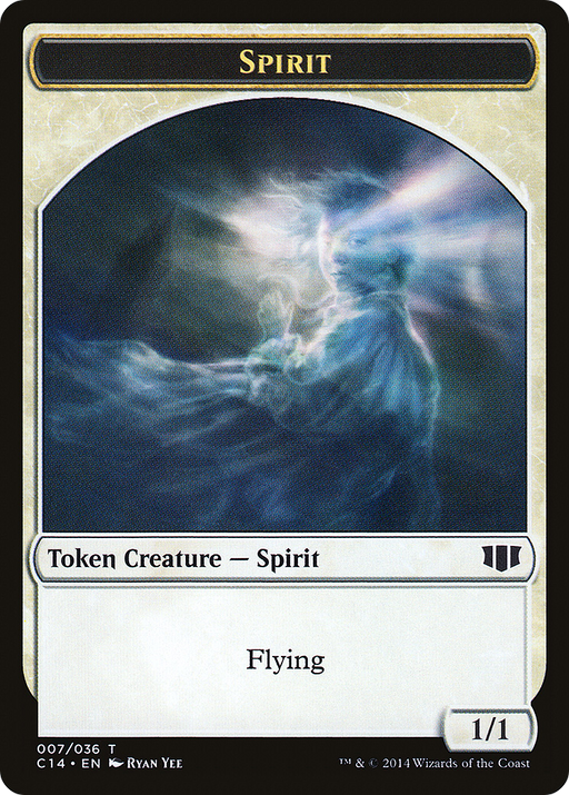Spirit (TC14-007) [Tokens] Commander 2014 Tokens MTG Single Wizards of the Coast