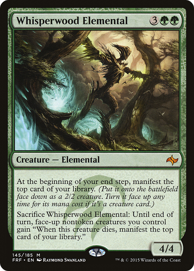 Whisperwood Elemental (FRF-145) [Fate Reforged] MTG Single Wizards of the Coast