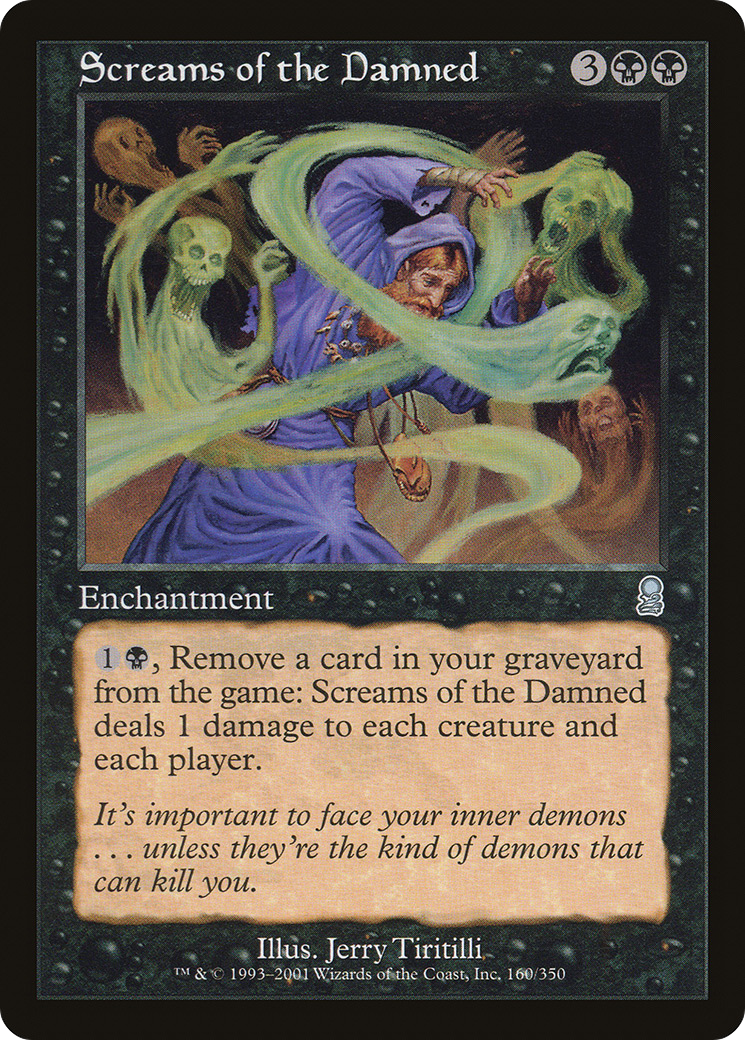 Screams of the Damned (ODY-160) [Odyssey] MTG Single Wizards of the Coast