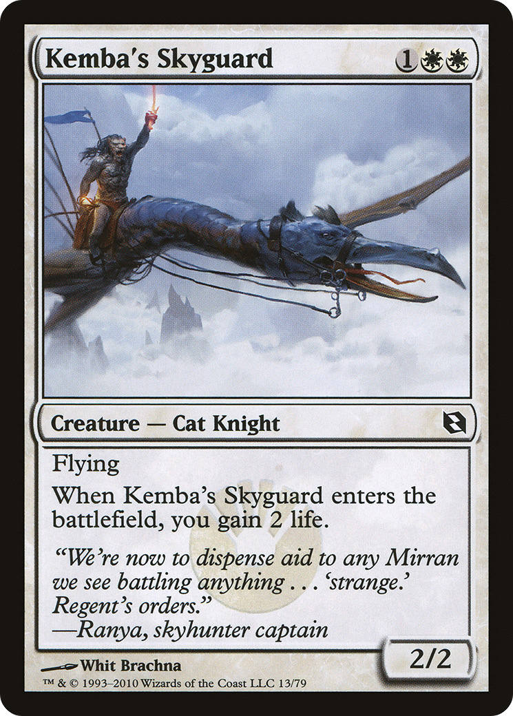Kemba's Skyguard (DDF-013) [Misc] Duel Decks: Elspeth vs. Tezzeret MTG Single Wizards of the Coast