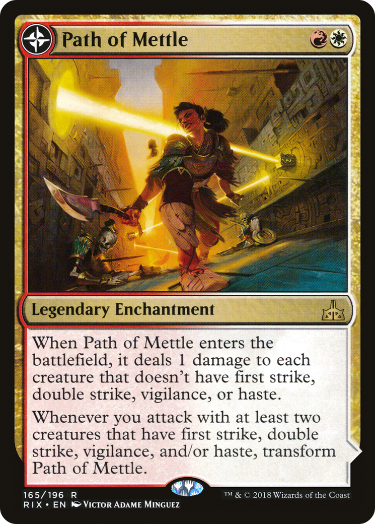 Path of Mettle (RIX-165) [Rivals of Ixalan] Foil MTG Single Wizards of the Coast