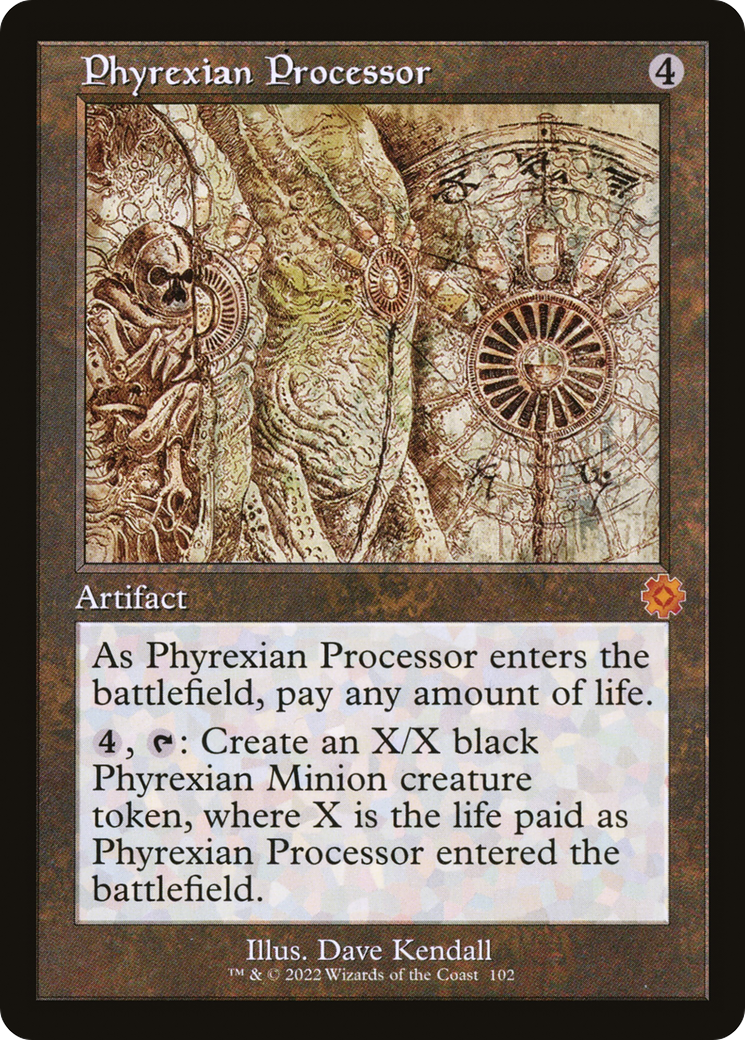 Phyrexian Processor (BRR-102) [The Brothers' War Retro Artifacts] Foil MTG Single Wizards of the Coast