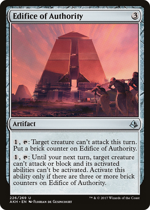 Edifice of Authority (AKH-226) [Amonkhet] Foil MTG Single Wizards of the Coast