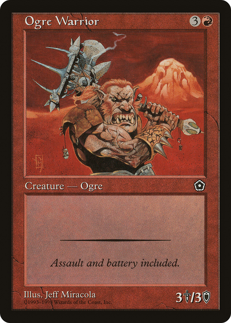 Ogre Warrior (P02-113) [Misc] Portal Second Age MTG Single Wizards of the Coast