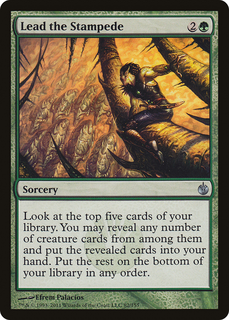 Lead the Stampede (MBS-082) [Mirrodin Besieged] MTG Single Wizards of the Coast