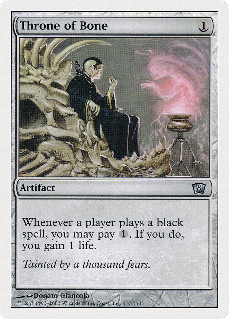 Throne of Bone (8ED-317) [8th Edition] MTG Single Wizards of the Coast