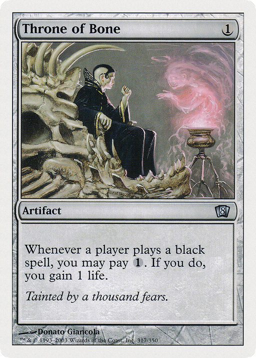 Throne of Bone (8ED-317) [8th Edition] Foil MTG Single Wizards of the Coast