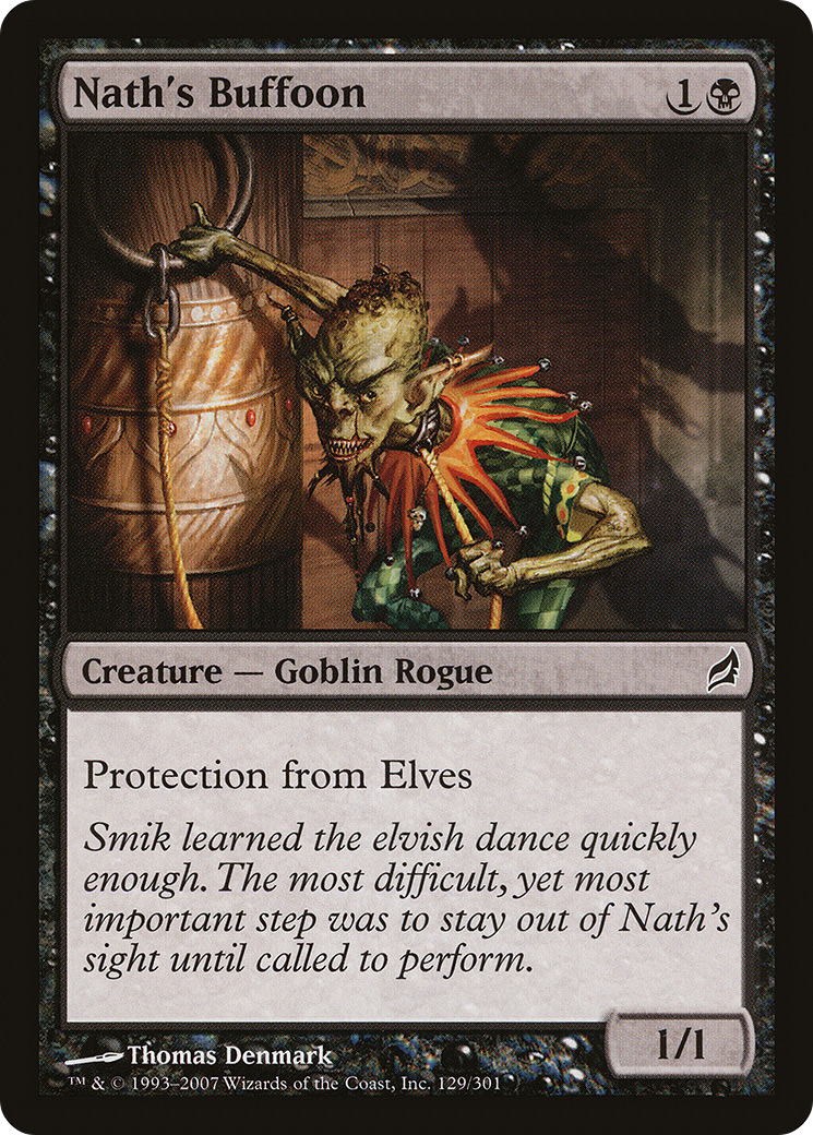 Nath's Buffoon (LRW-129) [Lorwyn] Foil MTG Single Wizards of the Coast
