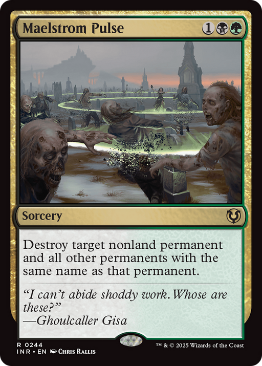 Maelstrom Pulse (INR-244) [Innistrad Remastered] Foil MTG Single Wizards of the Coast
