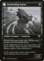 Foreboding Statue (DBL-523) [Innistrad: Double Feature] Foil MTG Single Wizards of the Coast