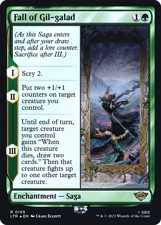 Fall of Gil-galad (PRE-165) [Tales of Middle-earth Promos] Foil MTG Single Wizards of the Coast