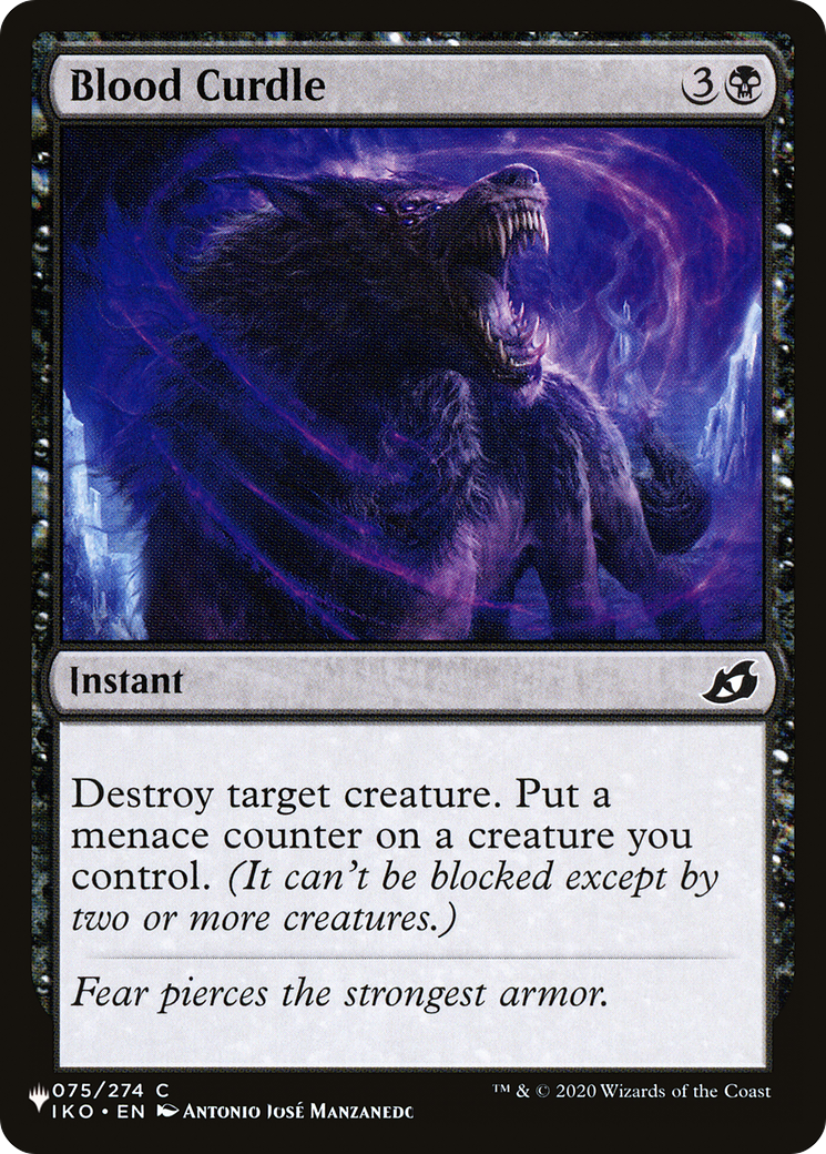 Blood Curdle (LIST-IKO-75) [Mystery Booster] The List MTG Single Wizards of the Coast