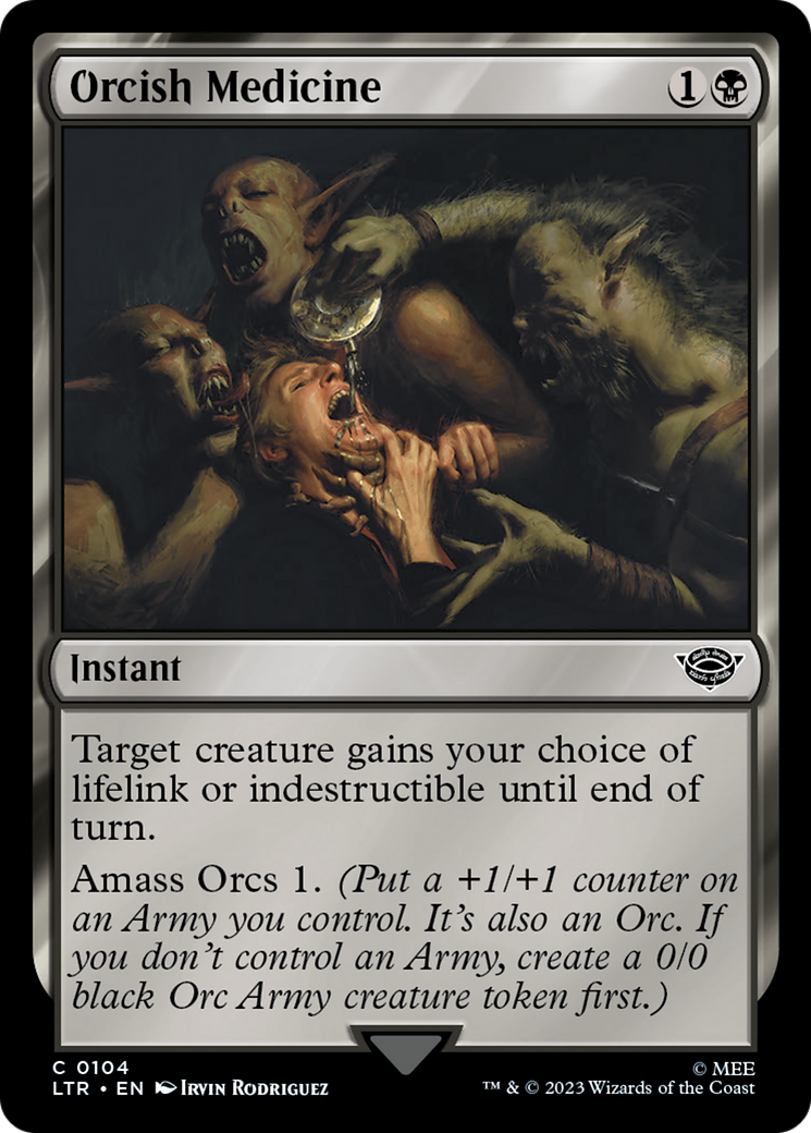 Orcish Medicine (LTR-104) [The Lord of the Rings: Tales of Middle-earth] Foil MTG Single Wizards of the Coast