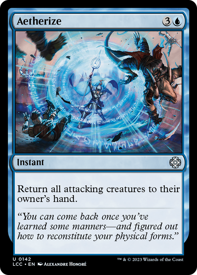 Aetherize (LCC-142) [The Lost Caverns of Ixalan Commander] MTG Single Wizards of the Coast