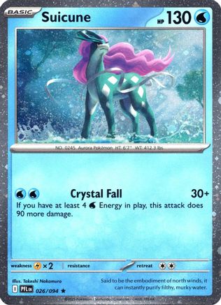 Suicune (Cosmos Holo) (26) Holofoil [Misc: Cards & Products] Pokemon Single Pokémon