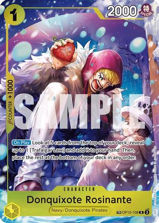 Donquixote Rosinante - OP12-108 (OP12-108) [The Azure Sea's Seven] Foil One Piece Single Bandai