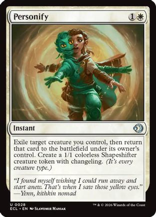 Personify (ECL-028) [Lorwyn Eclipsed] MTG Single Lorwyn Eclipsed