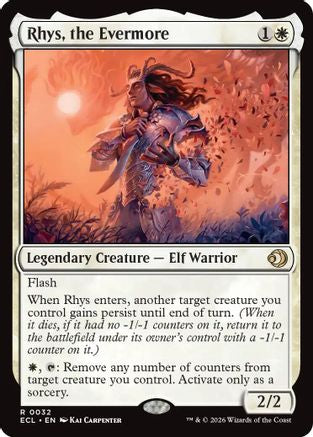 Rhys, the Evermore (ECL-032) [Lorwyn Eclipsed] Foil MTG Single Lorwyn Eclipsed