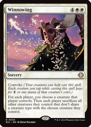 Winnowing (ECL-043) [Lorwyn Eclipsed] MTG Single Lorwyn Eclipsed
