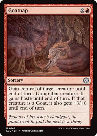 Goatnap (ECL-142) [Lorwyn Eclipsed] Foil MTG Single Lorwyn Eclipsed