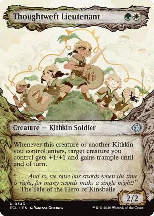 Thoughtweft Lieutenant (Showcase) (ECL-343) [Lorwyn Eclipsed] MTG Single Lorwyn Eclipsed