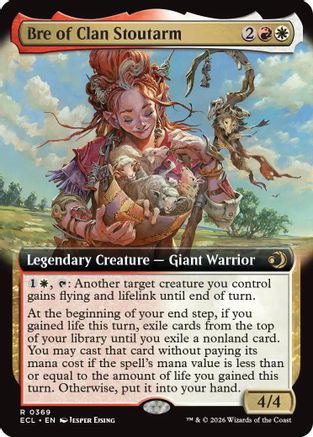 Bre of Clan Stoutarm (ECL-369) [Lorwyn Eclipsed] Foil MTG Single Wizards of the Coast
