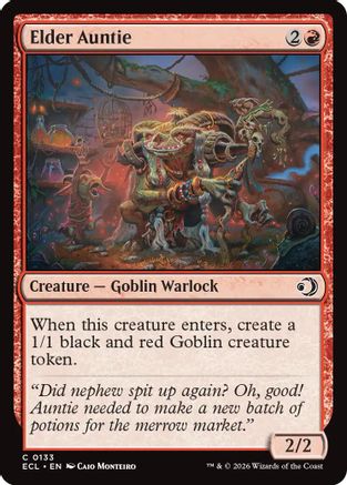 Elder Auntie (ECL-133) [Lorwyn Eclipsed] MTG Single Wizards of the Coast