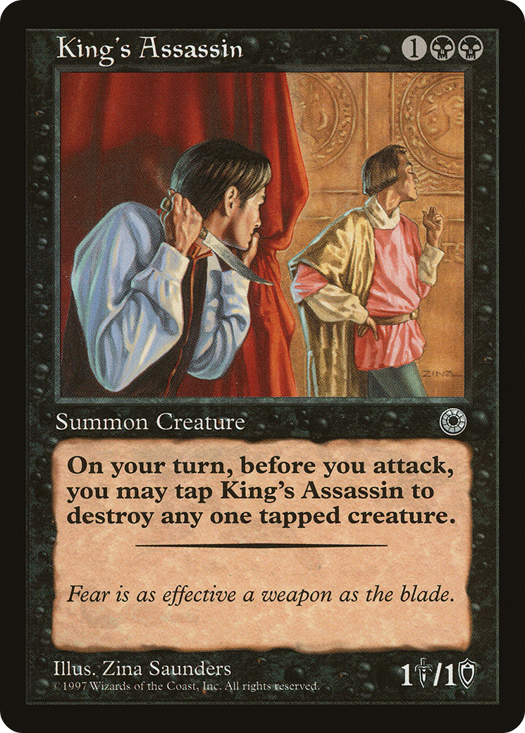 King's Assassin (POR-098) [Misc] Portal MTG Single Wizards of the Coast