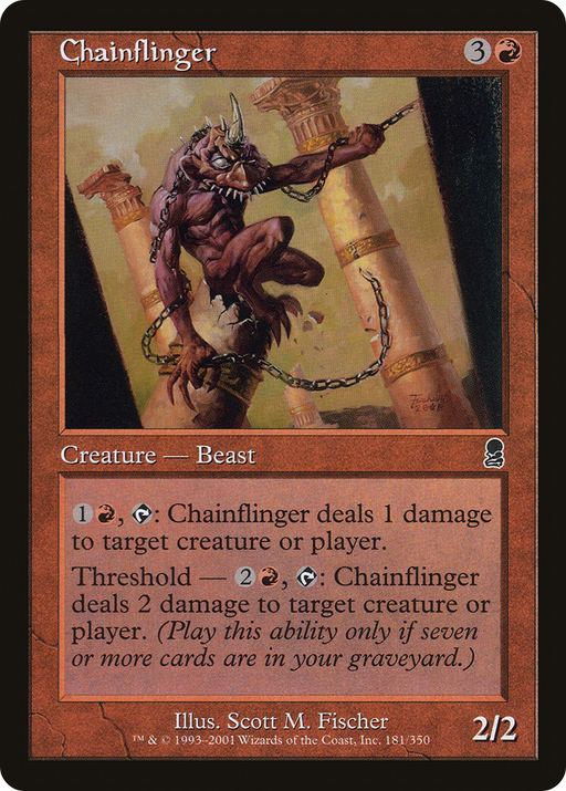 Chainflinger (ODY-181) [Odyssey] MTG Single Wizards of the Coast