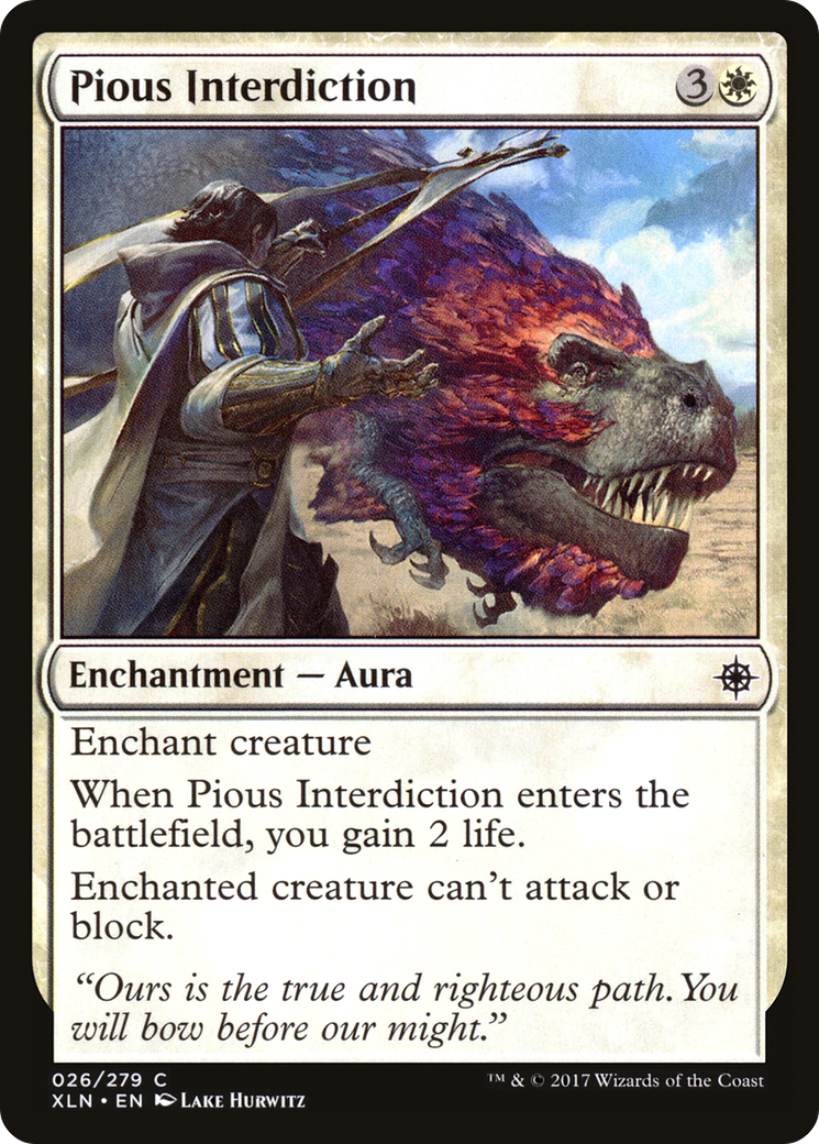 Pious Interdiction (XLN-026) [Ixalan] MTG Single Wizards of the Coast
