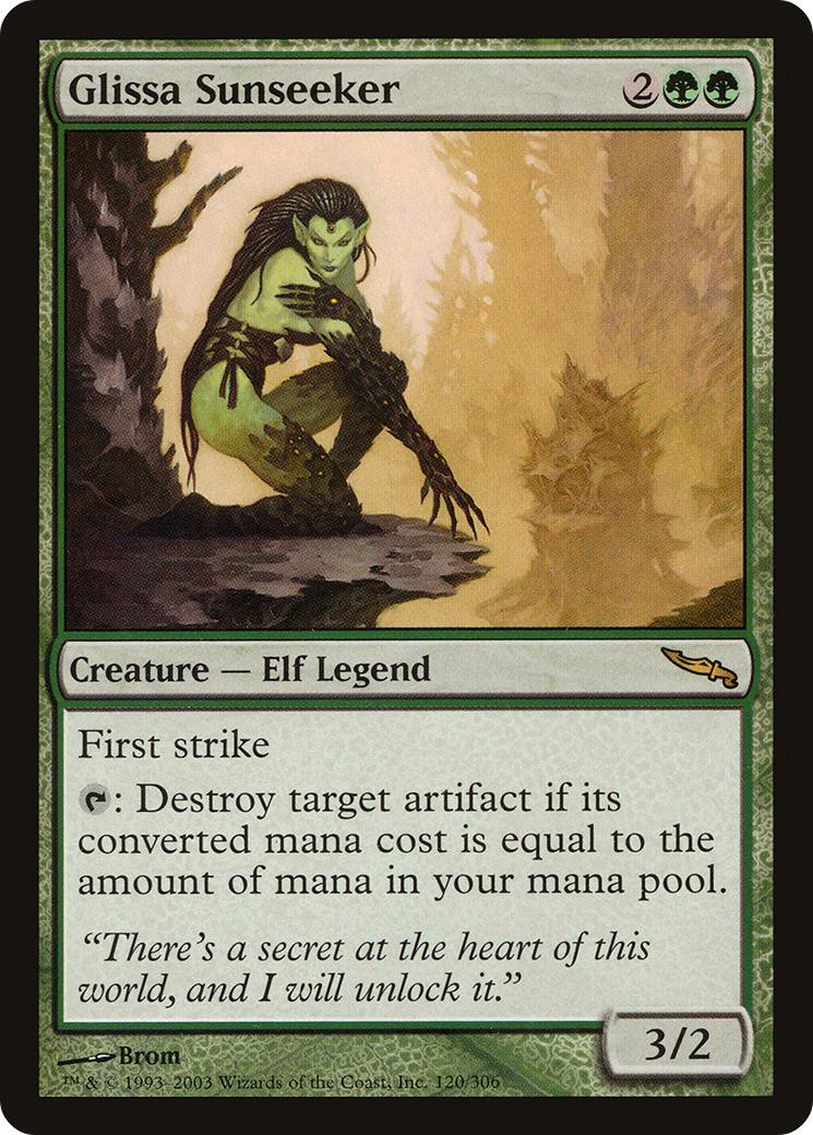 Glissa Sunseeker (MRD-120) [Mirrodin] Foil MTG Single Wizards of the Coast