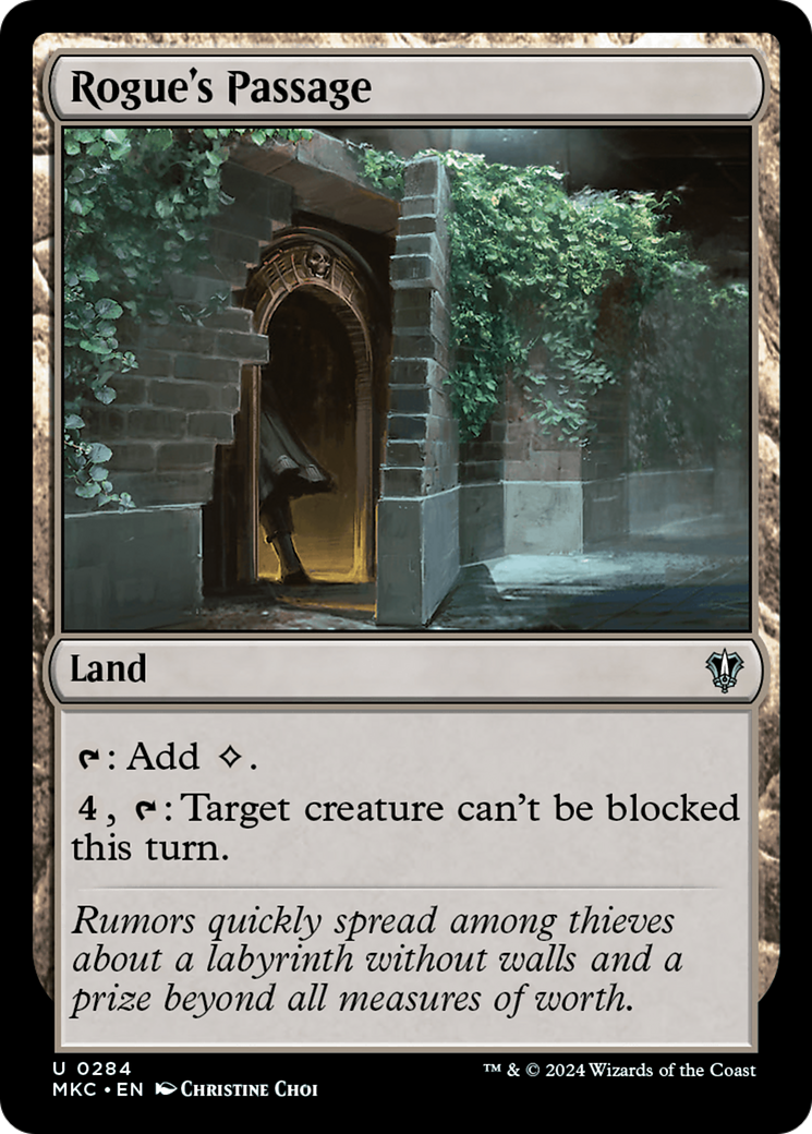 Rogue's Passage (MKC-284) [Murders at Karlov Manor Commander] MTG Single Wizards of the Coast
