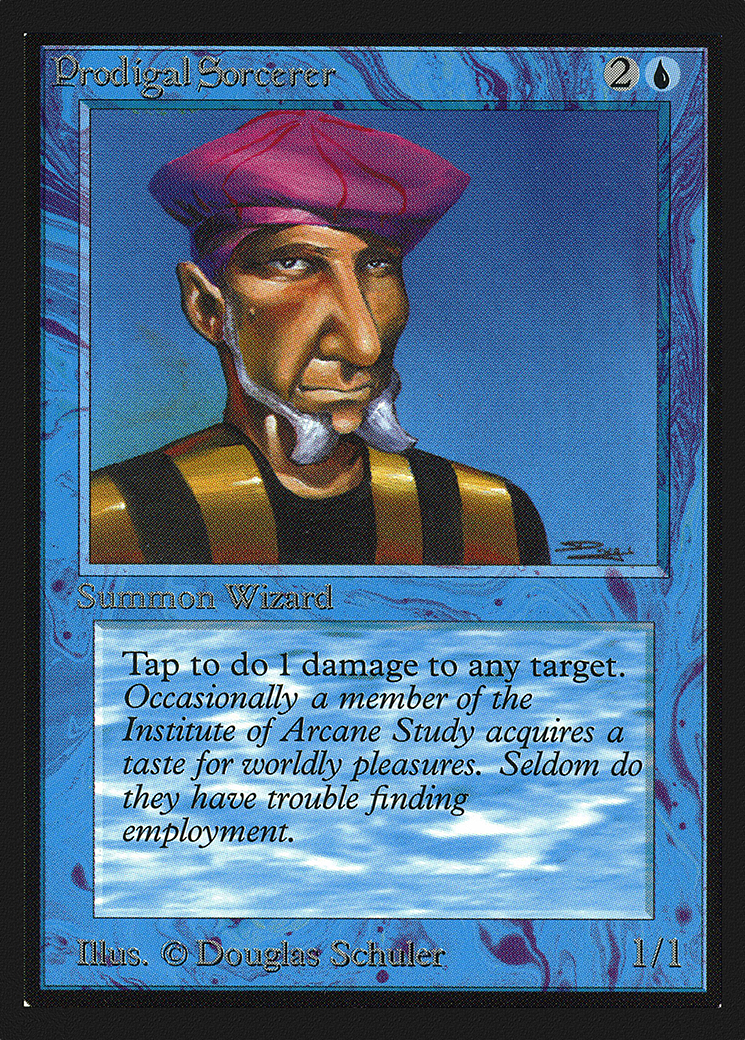 Prodigal Sorcerer (IED-074) [Intl. Collectors' Edition] MTG Single Wizards of the Coast