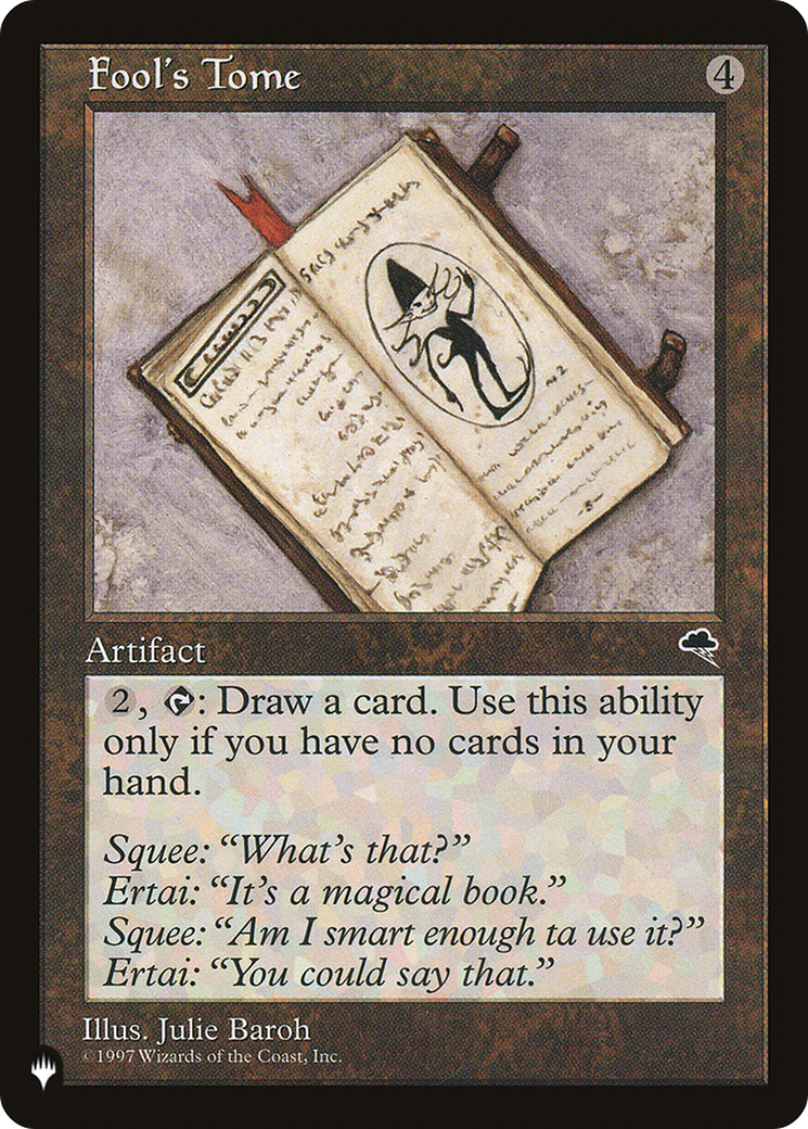 Fool's Tome (LIST-) [Mystery Booster] The List MTG Single Wizards of the Coast