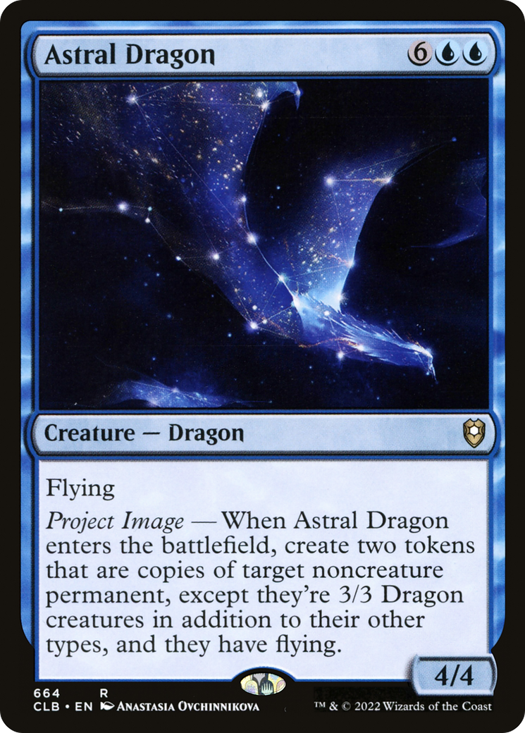 Astral Dragon (CLB-664) [Commander Legends: Battle for Baldur's Gate] MTG Single Wizards of the Coast