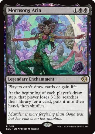 Mornsong Aria (ECL-111) [Lorwyn Eclipsed] Foil MTG Single Lorwyn Eclipsed