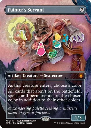 Painter's Servant (Borderless) (SPG-147) [Special Guests] Foil MTG Single Special Guests