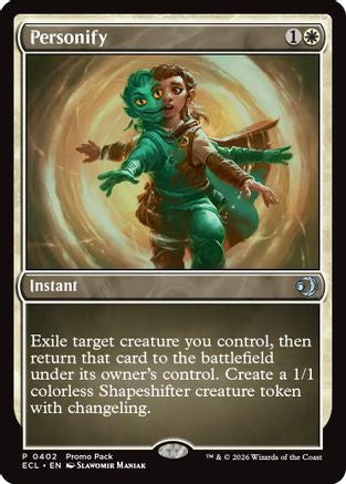 Personify (PPECL-402) [Promo Pack: Lorwyn Eclipsed] MTG Single Promo Pack: Lorwyn Eclipsed