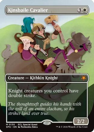 Kinsbaile Cavalier (Borderless) (SPG-130) [Special Guests] MTG Single Special Guests