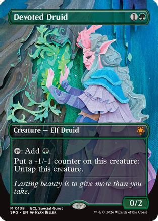 Devoted Druid (SPG-138) [Special Guests] MTG Single Wizards of the Coast