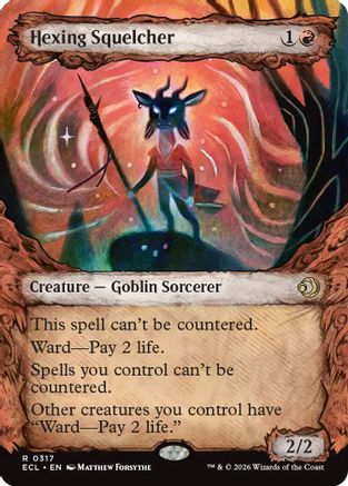 Hexing Squelcher (Showcase) (ECL-317) [Lorwyn Eclipsed] MTG Single Lorwyn Eclipsed