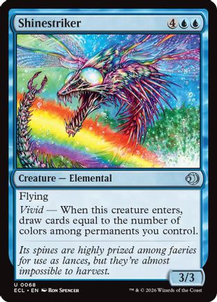 Shinestriker (ECL-068) [Lorwyn Eclipsed] Foil MTG Single Lorwyn Eclipsed