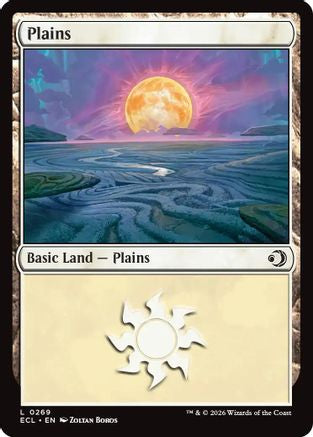 Plains (0269) (ECL-269) [Lorwyn Eclipsed] Foil MTG Single Lorwyn Eclipsed