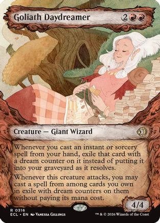 Goliath Daydreamer (Showcase) (ECL-316) [Lorwyn Eclipsed] MTG Single Lorwyn Eclipsed