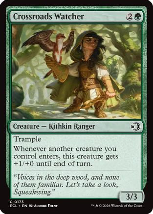Crossroads Watcher (ECL-173) [Lorwyn Eclipsed] Foil MTG Single Wizards of the Coast