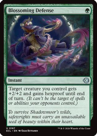 Blossoming Defense (ECL-167) [Lorwyn Eclipsed] MTG Single Wizards of the Coast
