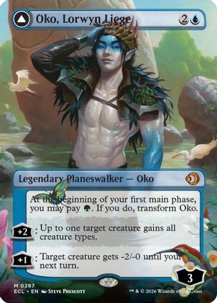 Oko, Lorwyn Liege (Borderless) (ECL-287) [Lorwyn Eclipsed] MTG Single Lorwyn Eclipsed