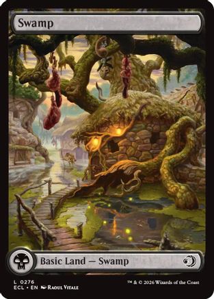 Swamp (0276) (ECL-276) [Lorwyn Eclipsed] Foil MTG Single Lorwyn Eclipsed