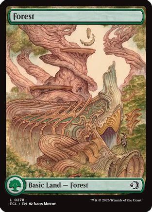 Forest (0278) (ECL-278) [Lorwyn Eclipsed] Foil MTG Single Lorwyn Eclipsed